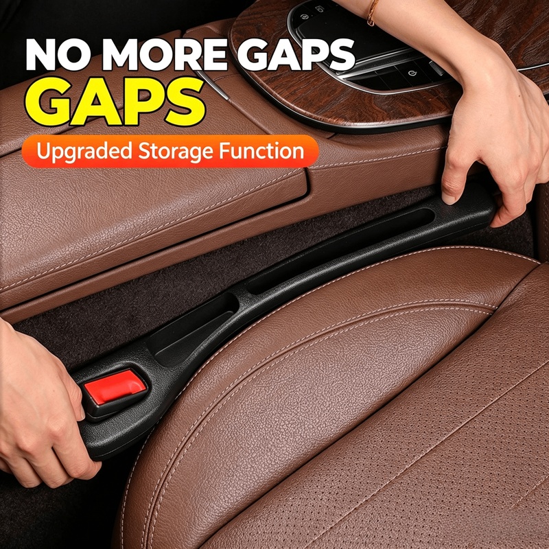 Phone Accessories Organizer - Car Seat Gap Filler Leak Proof