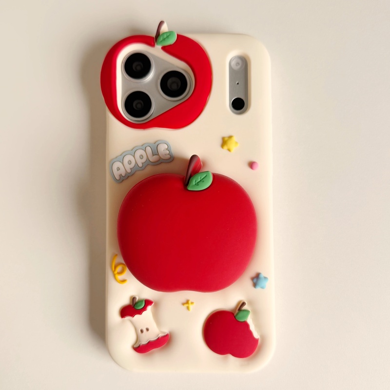 Airpod Case Cover - Cute With Stand Mirror Silicone Phone
