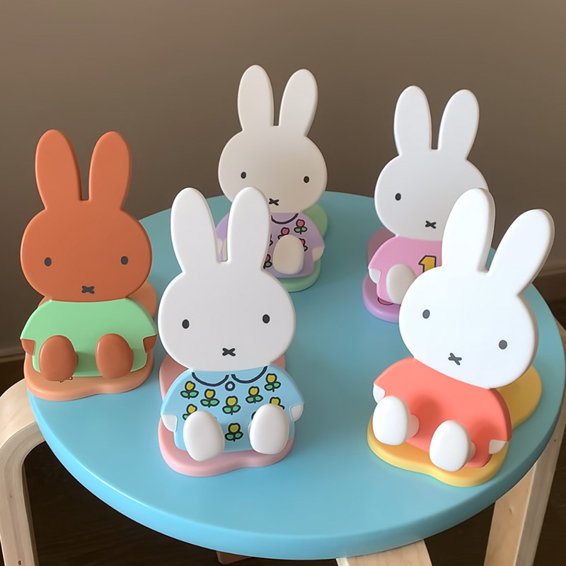 Phone Accessories Supplier - Cartoon Miffy Telescopic Folding Phone Stand,Adjustable