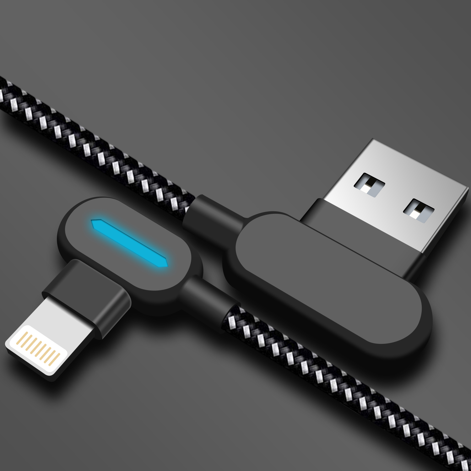 Phone Accessories Nothing - 90 Degree USB Fast Charging Cable