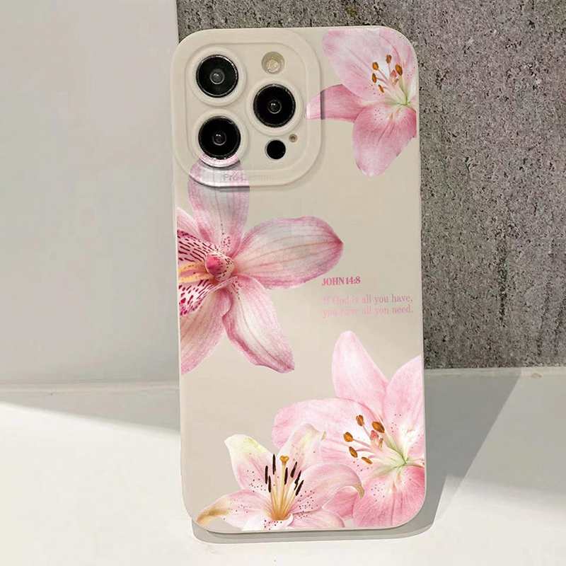 Blue Floral Painted Silicone I - đánh giá và giá Phone Accessories To Sell