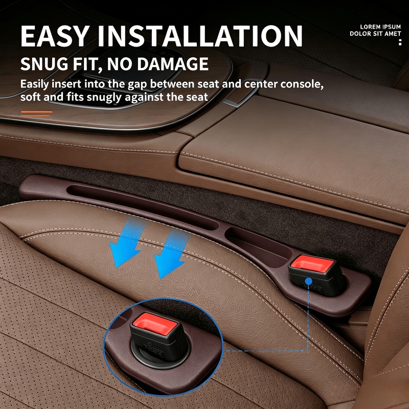 Car Seat Gap Filler Leak Proof - đánh giá và giá Phone Accessories Organizer