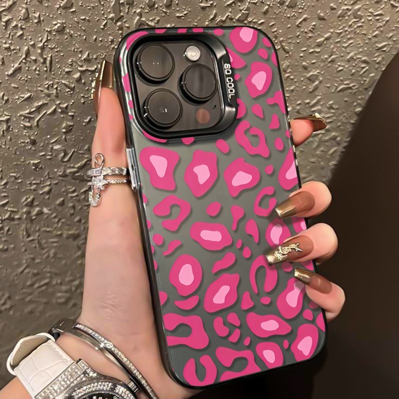 Pink Leopard Print Phone Case  - đánh giá và giá Samsung Galaxy S25