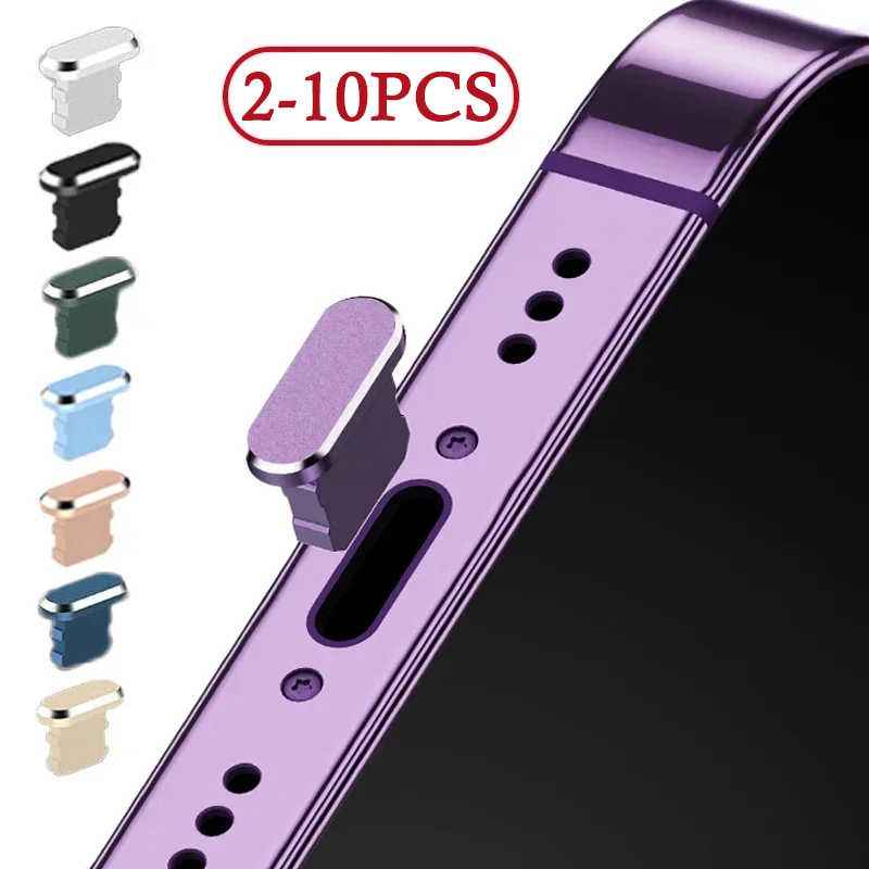 1-10pcs Metal Dust Plug Chargi - đánh giá và giá Phone Accessories Nothing