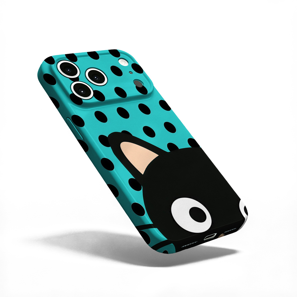 Turquoise Polka Dot Cat Phone  - đánh giá và giá Phone Accessories To Sell