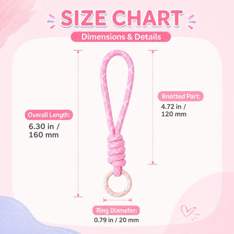 2~5pcs Colorful Braided Keycha - đánh giá và giá Phone Accessories For Men
