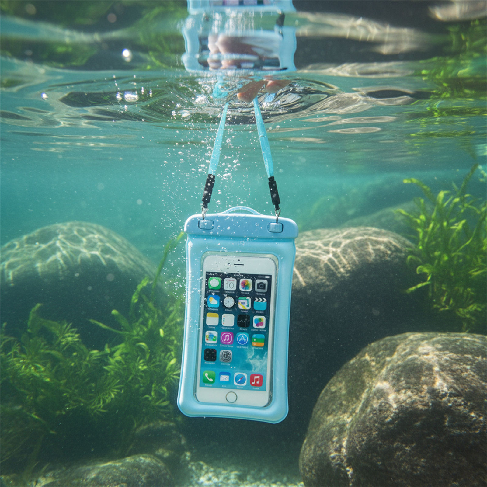Blue Black Waterproof Phone Ba - đánh giá và giá Phone Accessories For Men