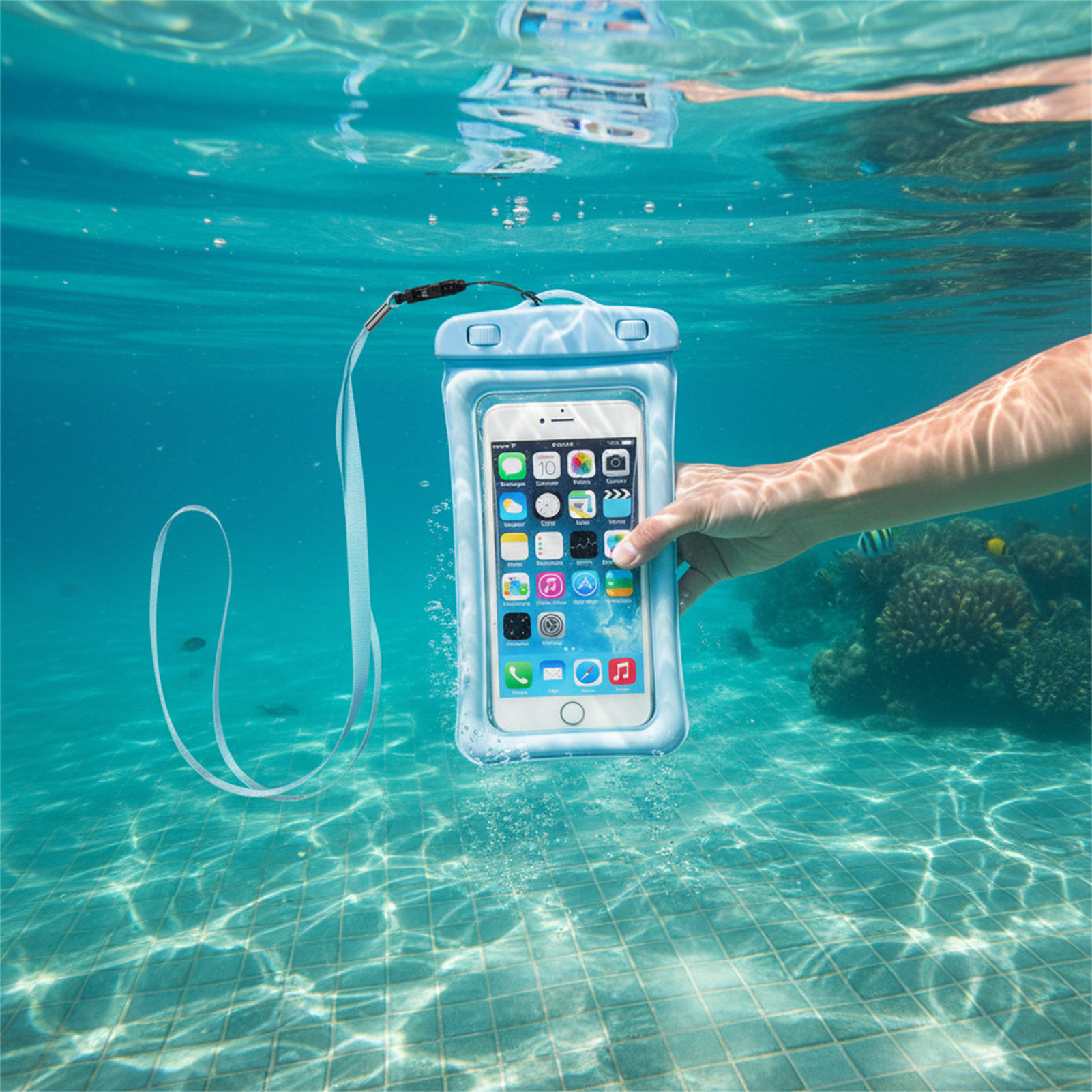 Blue Black Waterproof Phone Ba - đánh giá và giá Phone Accessories For Men