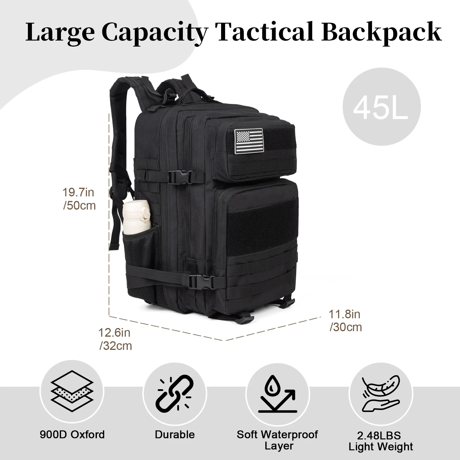 60L Army Military Tactical Bac - đánh giá và giá Phone Accessories For Men
