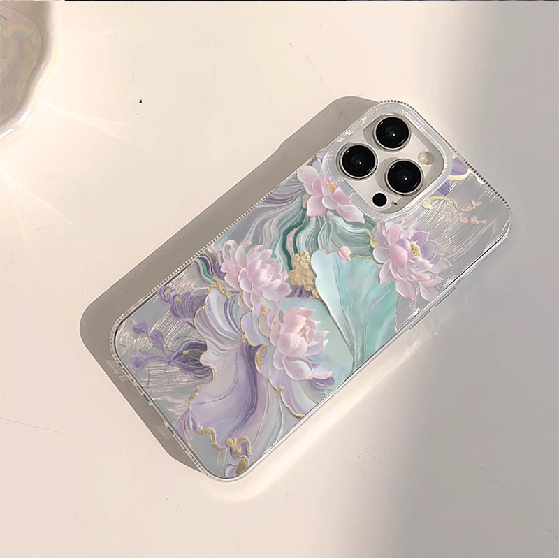 Dreamy Purple Lotus Print Aest - đánh giá và giá Phone Accessories To Sell