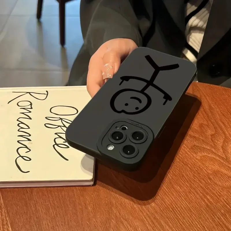 Cute Cartoon Matchman Matte Si - đánh giá và giá Phone Accessories To Sell