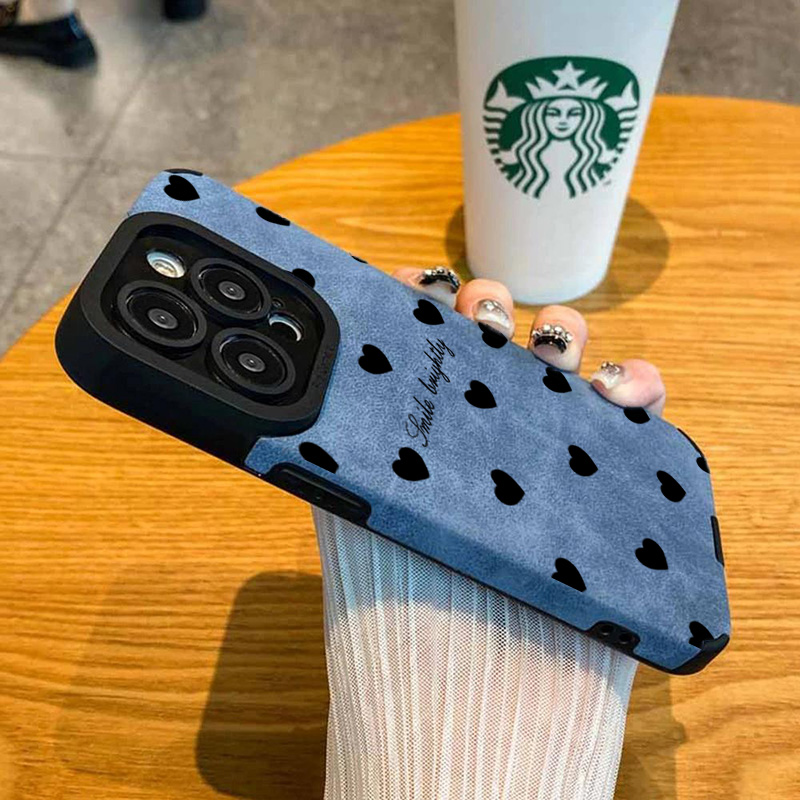 New Luxury Black Love Heart Ph - đánh giá và giá Phone Accessories To Sell