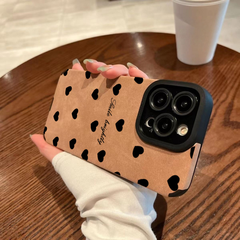 New Luxury Black Love Heart Ph - đánh giá và giá Phone Accessories To Sell