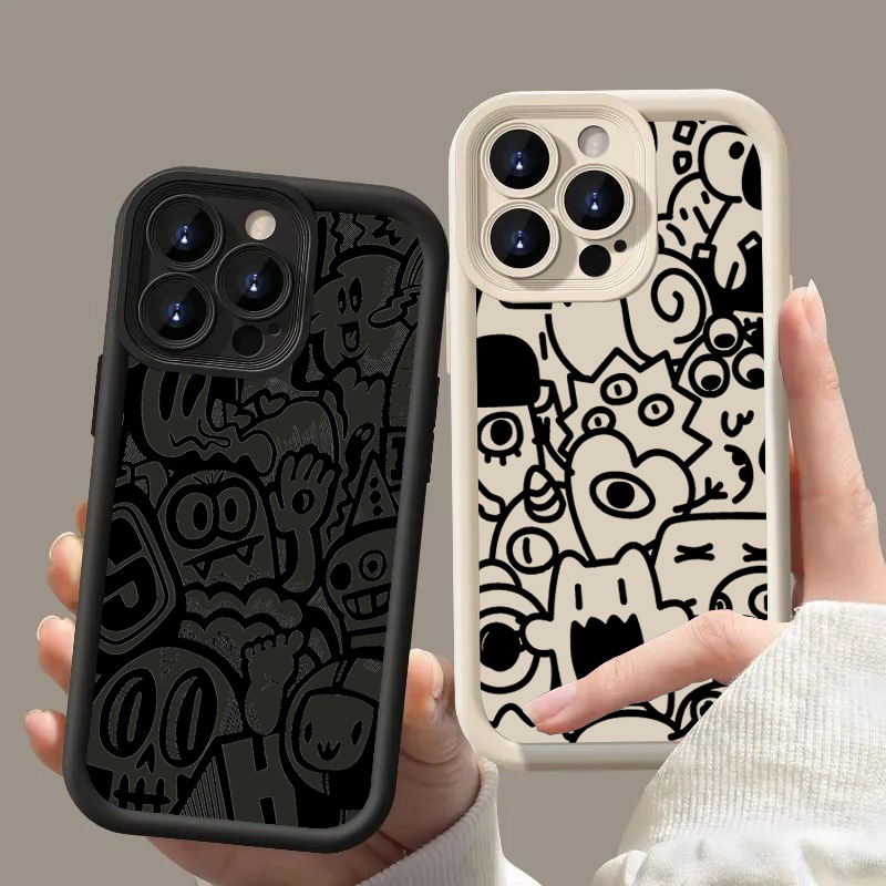Black Graffiti Phone Case For  - đánh giá và giá Phone Accessories To Sell