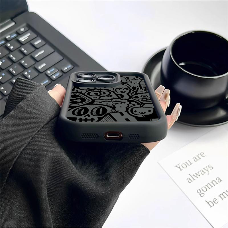 Black Graffiti Phone Case For  - đánh giá và giá Phone Accessories To Sell