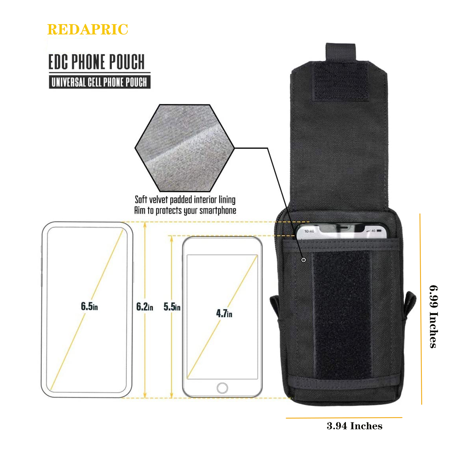 Tactical Molle Pouch Waist Bag - đánh giá và giá Phone Accessories For Men