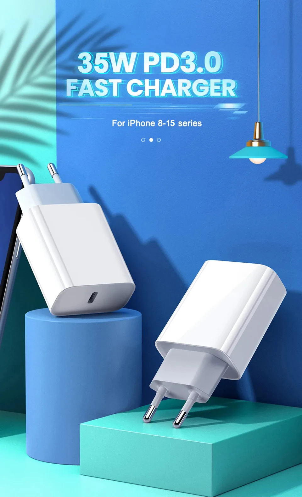35W PD USB C Fast Charger For  - đánh giá và giá Phone Accessories Nothing