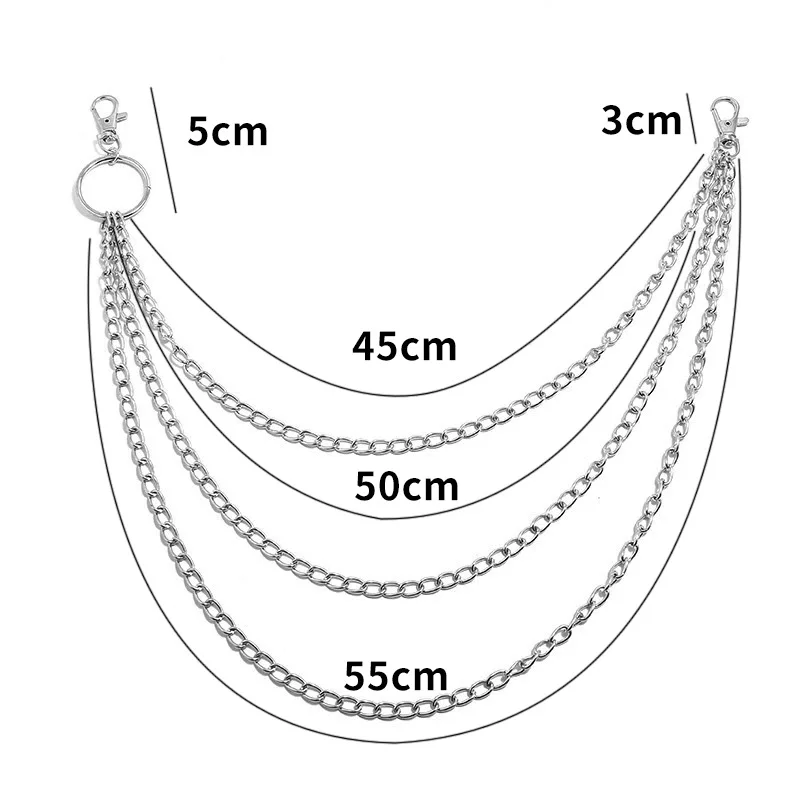 Layer Metal Belt Chain Punk Ho - đánh giá và giá Phone Accessories For Men