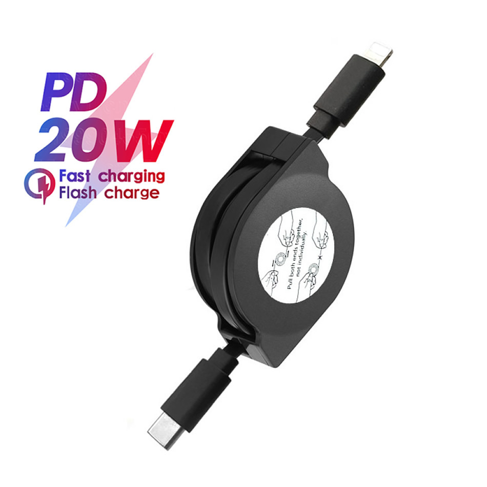 Retractable PD 20W Fast Charge - đánh giá và giá Phone Accessories Nothing