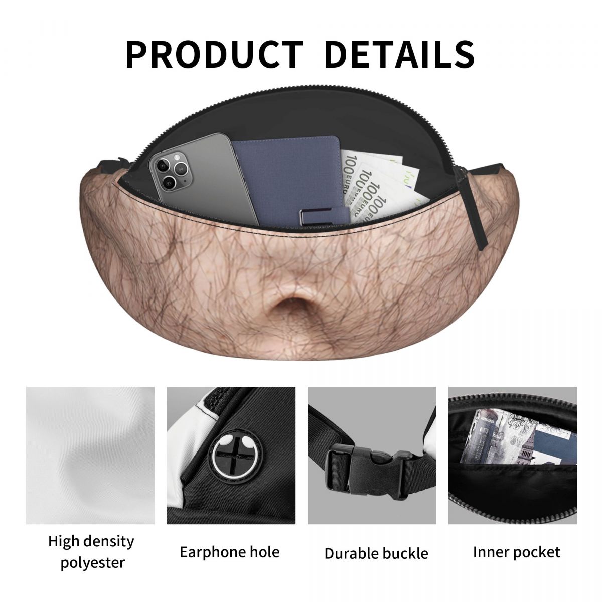 Beer Fat Belly Fanny Pack Men  - đánh giá và giá Phone Accessories For Men