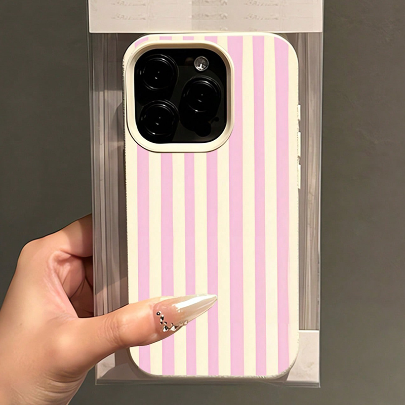Simple Pink Vertical Striped L - đánh giá và giá Phone Accessories To Sell