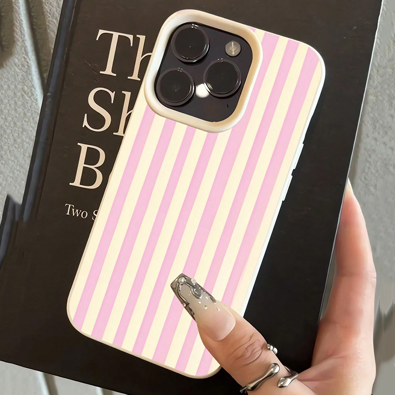 Simple Pink Vertical Striped L - đánh giá và giá Phone Accessories To Sell