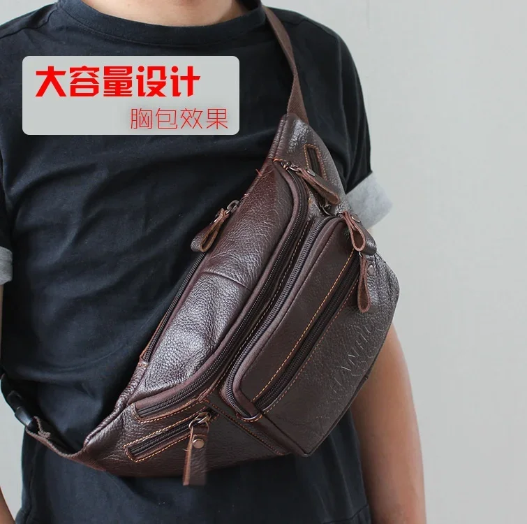Genuine Cowhide Leather Waist  - đánh giá và giá Phone Accessories For Men