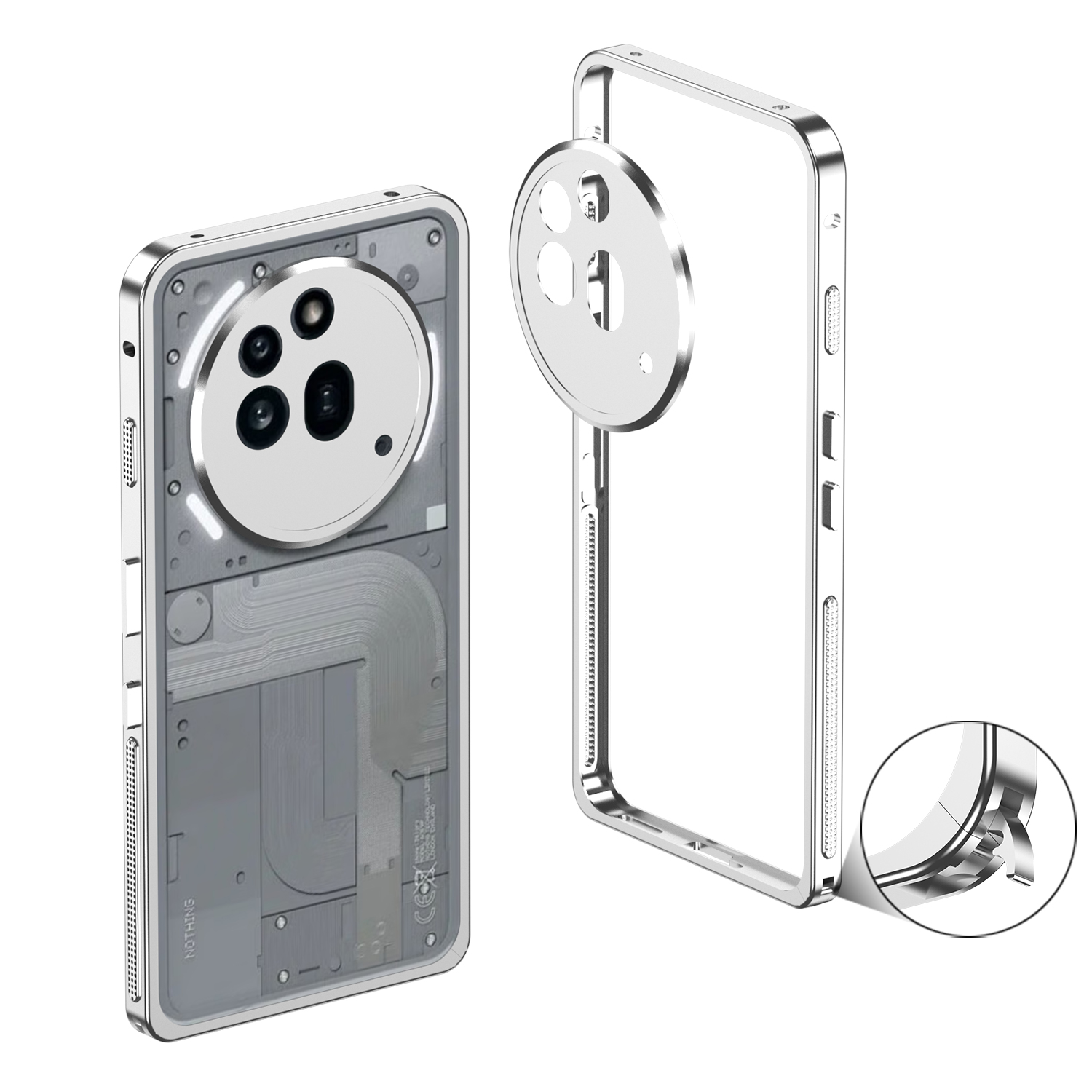 Luxury Bumper Case For Nothing - đánh giá và giá Phone Accessories Nothing