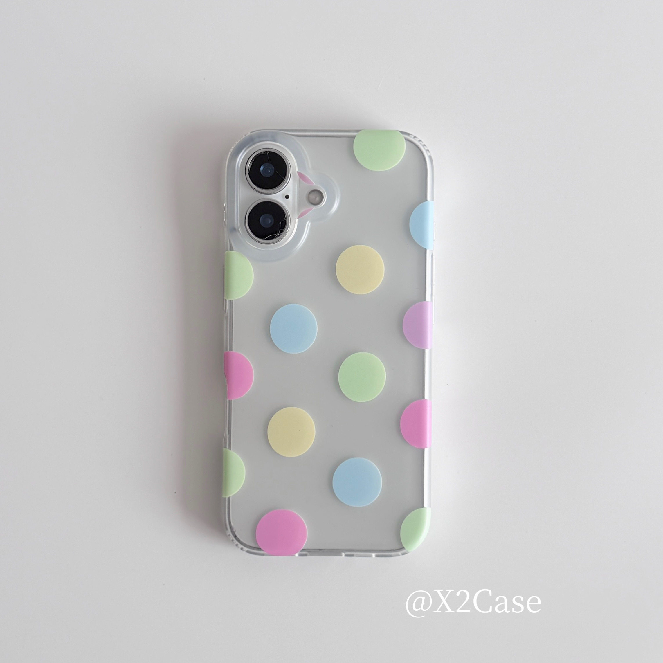 Korea Ins Colorful Polka Dots  - đánh giá và giá Phone Accessories To Sell