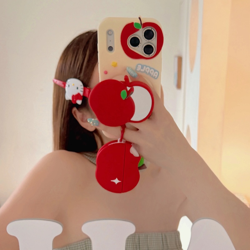 Cute With Stand Mirror Silicon - đánh giá và giá Airpod Case Cover
