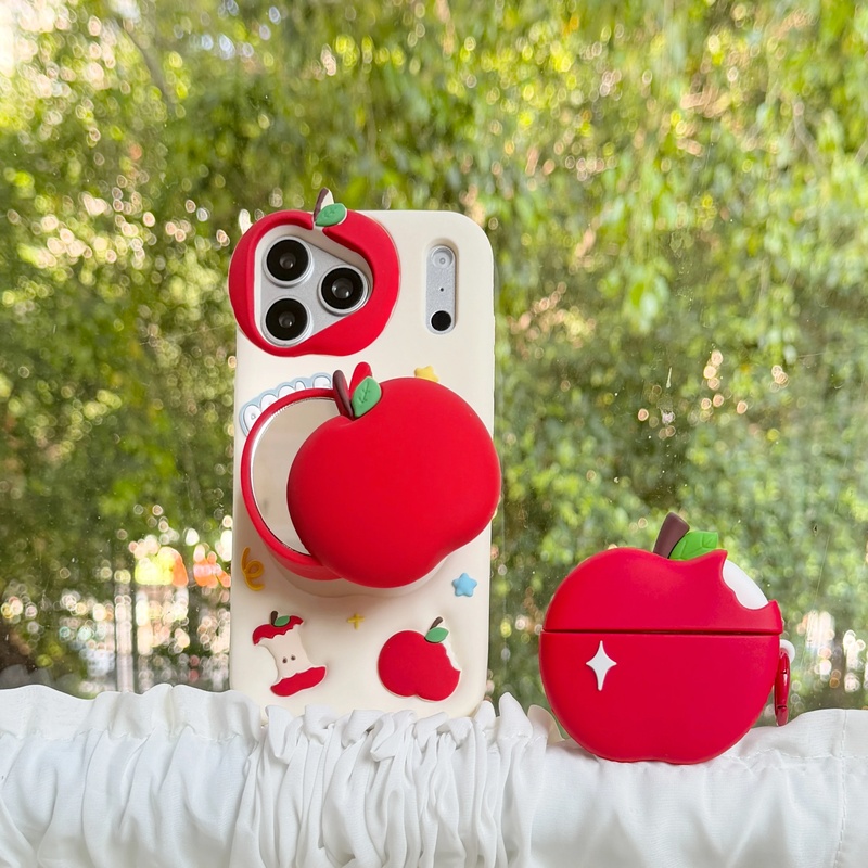 Cute With Stand Mirror Silicon - đánh giá và giá Airpod Case Cover