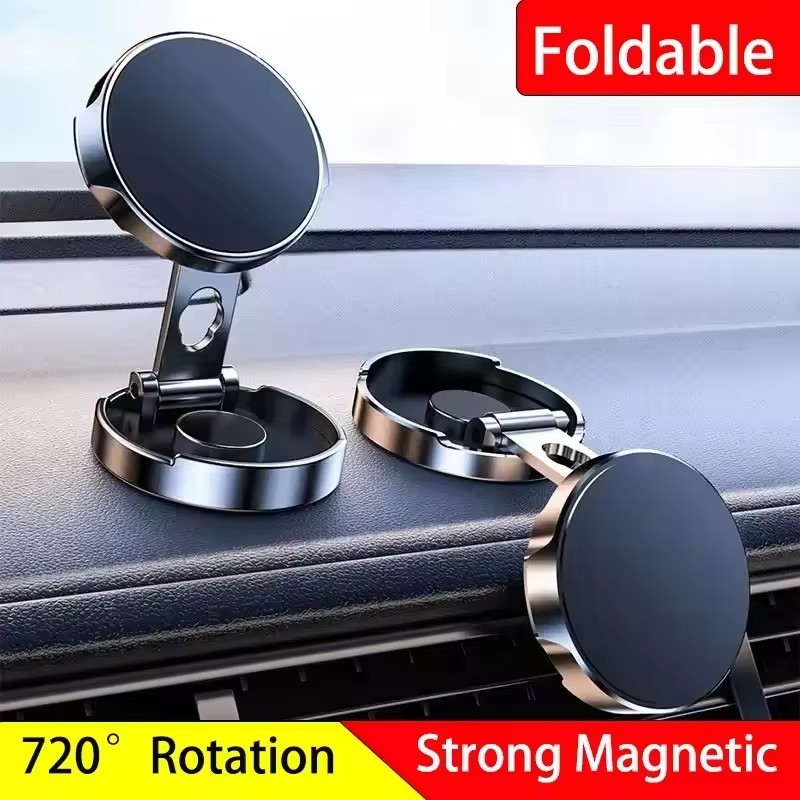 Round Folding Magnetic Car Hol - đánh giá và giá Phone Accessories And Gadget